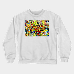 Keeping an Eye Out for Picasso Crewneck Sweatshirt